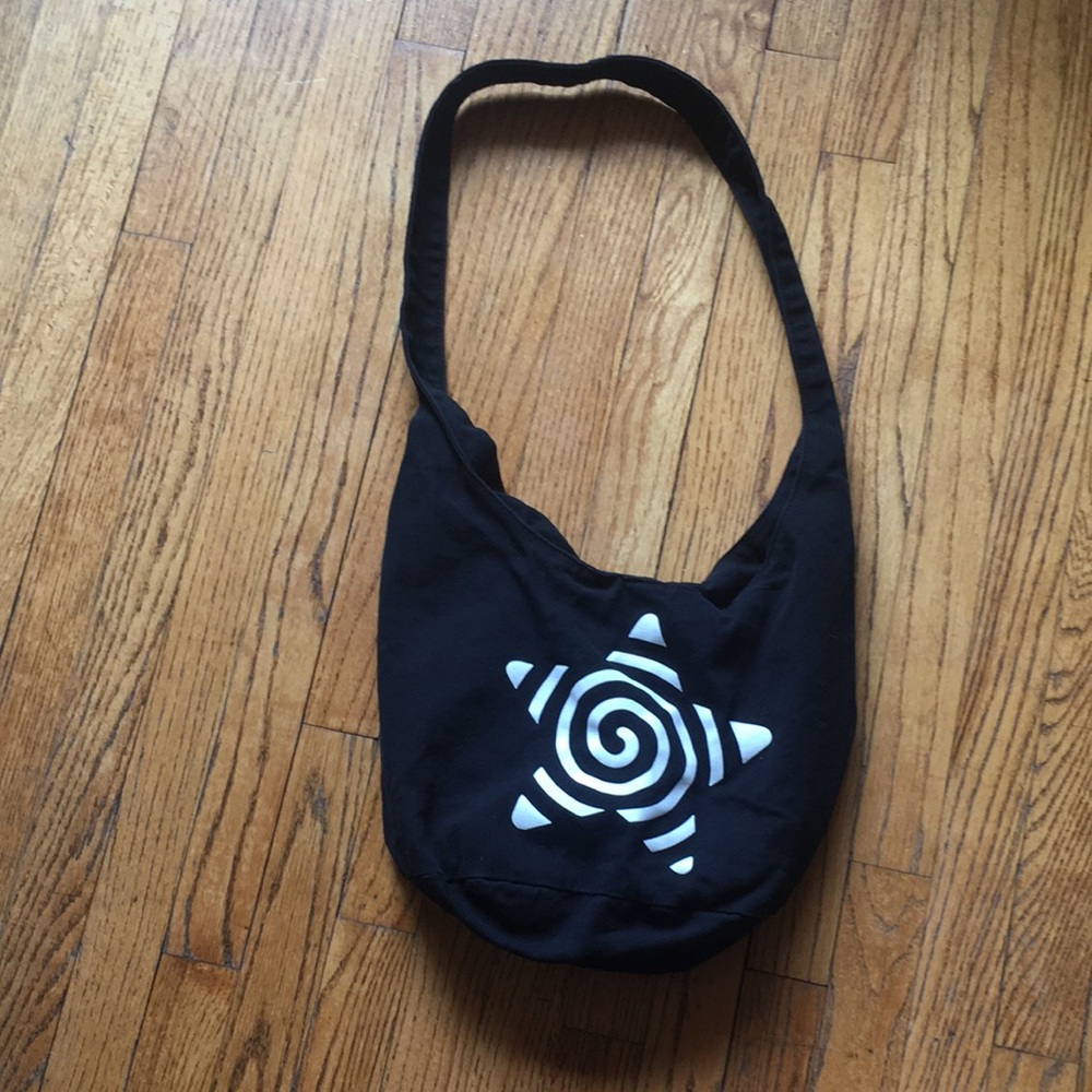 Black Star Pattern Shoulder Bag